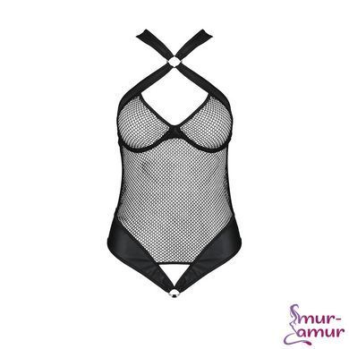 Сетчатый боди с халтером Passion Amanda Body XXL/XXXL, black фото и описание