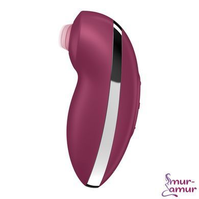 Вибростимулятор-пульсатор Satisfyer Tap & Climax 2 Red, эффект постукивания пальцем
