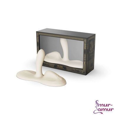 Sit-on-top смарт-вібратор Zalo &ndash; Flora Smart Vibrating Pad Ivory White, 9 моторів