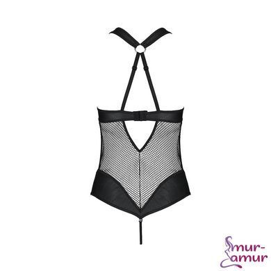 Сетчатый боди с халтером Passion Amanda Body XXL/XXXL, black фото и описание