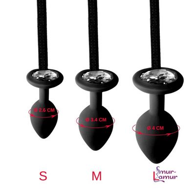 Мужские трусы XS-2XL с силиконовой анальной пробкой Art of Sex - Joni plug panties size L Black фото и описание