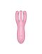 Кліторальний смарт вібратор Satisfyer Threesome 4 Pink з трьома пальчиками фото