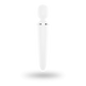 Вибромассажер Satisfyer Wand-er Woman (White/Chrome), водонепроницаемый, мощный, размер XXL фото