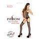 Бодістокінг Passion BS023 black, комбінезон, імітація панчох і пояса фото