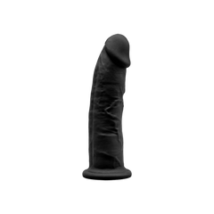Фаллоимитатор SilexD Robby Black (MODEL 2 size 6in), двухслойный, Силикон медицинский+Silexpan, диаметр 3,9см фото и описание