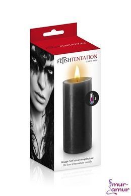 БДСМ-свічка низькотемпературна Fetish Tentation SM Low Temperature Candle Black фото і опис