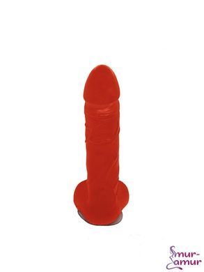 Мило у формі пеніса Чистий Кайф Red size L, крафтове мило-член, натуральне