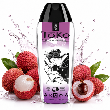Лубрикант на водной основе Shunga Toko AROMA &ndash; Lustful Litchee (165 мл), не содержит сахара фото и описание