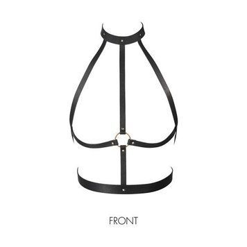 Портупея Bijoux Indiscrets MAZE &mdash; H Harness Black фото і опис