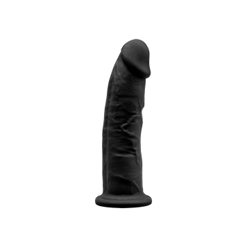Фаллоимитатор SilexD Robby Black (MODEL 2 size 6in), двухслойный, силикон+Silexpan, диаметр 3,5 см фото и описание