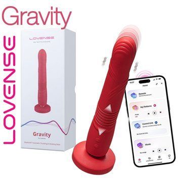 Смарт мини секс-машина Lovense Gravity, съемная присоска, подходит для вебкама