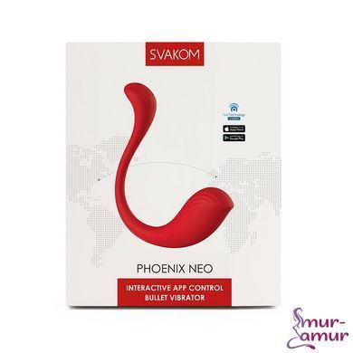 Інтерактивне віброяйце Svakom Phoenix Neo фото і опис
