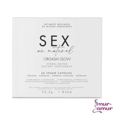 Натуральная пищевая добавка для повышения либидо Bijoux Indiscrets Sex au Naturel &mdash; Orgasm Glow