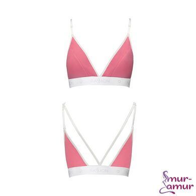 Спортивный топ с двойными бретелями Passion PS007 TOP S, pink фото и описание