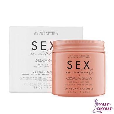 Натуральная пищевая добавка для повышения либидо Bijoux Indiscrets Sex au Naturel &mdash; Orgasm Glow
