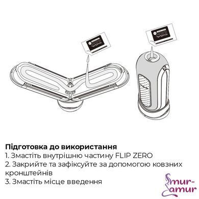 Мастурбатор Tenga Flip Zero White, изменяемая интенсивность стимуляции, раскладной фото и описание