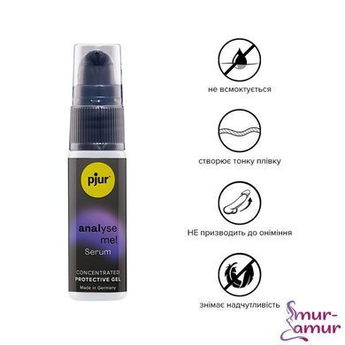 Расслабляющая анальная сыворотка pjur analyse me! Serum 20 мл, образует пленку, без анестетиков фото и описание