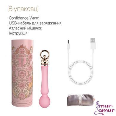 Вибромассажер с подогревом Zalo Sweet Magic - Confidence Wand Fairy Pink
