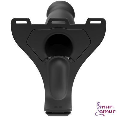 Страпон унісекс Doc Johnson Body Extensions &ndash; Be Risque, вібрація, пульт керування, порожня насадка фото і опис