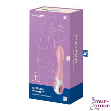 Вібратор точки G надувний Satisfyer Air Pump Vibrator 2 фото і опис