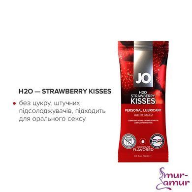 Набор смазок на водной основе JO Four Play (8&times;10 мл): H2O Original, Agap&eacute; Original, H2O Strawberry K фото и описание