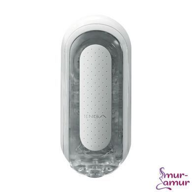 Мастурбатор Tenga Flip Zero White, изменяемая интенсивность стимуляции, раскладной фото и описание