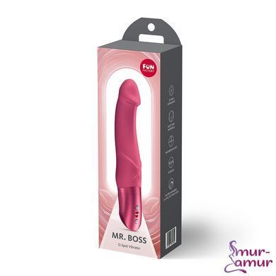 Вибратор Fun Factory Mr. Boss Raspberry фото и описание