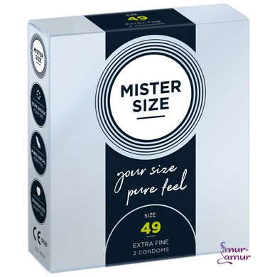 Презервативы Mister Size 49 (3 pcs) фото и описание