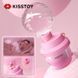 Вакуумный стимулятор-брелок KISSTOY Kiss Pods, 5 уровней интенсивности + Turbo-режим, 2 насадки фото