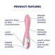 Вібратор точки G надувний Satisfyer Air Pump Vibrator 2 фото