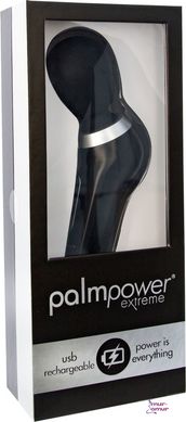 Потужний вібромасажер PalmPower EXTREME - Black водонепроникний, з плавним регулюванням фото і опис