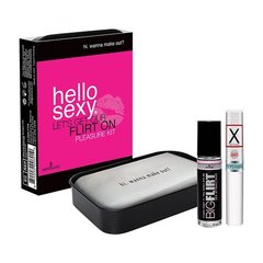 Подарочный набор для флирта Sensuva Hello Sexy (стимулирующий бальзам для губ и феромоны) фото и описание