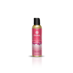 Массажное масло DONA Massage Oil FLIRTY - BLUSHING BERRY (110 мл) с феромонами и афродизиаками фото и описание