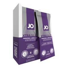 Набор лубрикантов Foil Display Box – JO Xtra Silky Silicone – 12 x 10ml фото и описание