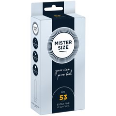 Презервативи Mister Size 53 (10 pcs) фото і опис