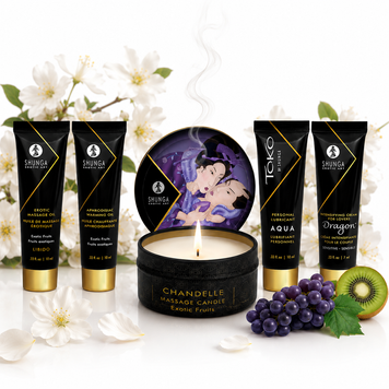 Подарунковий набір Shunga Geishas Secrets &ndash; Exotic Fruits для розкішної ночі вдвох