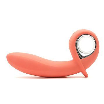 Анальный вибратор KISTOY Klein Orange с надувающимся кончиком, unisex, диаметр 35-50мм фото и описание