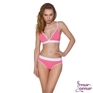 Спортивный топ с двойными бретелями Passion PS007 TOP XL, pink фото и описание