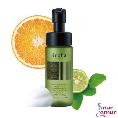 Піна для інтимного догляду Iroha Intimate Wash Foam Type Bergamot and Bitter Orange 150 мл