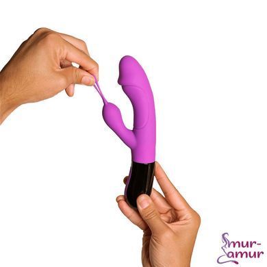 Вибратор-кролик Adrien Lastic Ares 2.0 с аккумулятором, с петелькой для пальца, перезаряжаемый фото и описание
