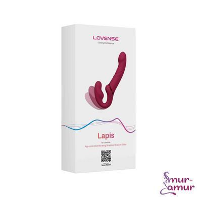 Безремневой смарт-страпон Lovense Lapis vibrating strapless strap-on, 3 мотора фото и описание