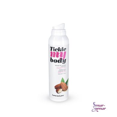 Масажна піна Love To Love Tickle my body Sweet almonds (150 мл), зволожувальна фото і опис