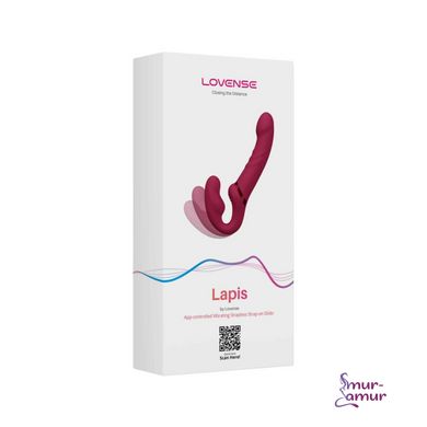 Безремінний смарт-страпон Lovense Lapis vibrating strapless strap-on, 3 мотори фото і опис