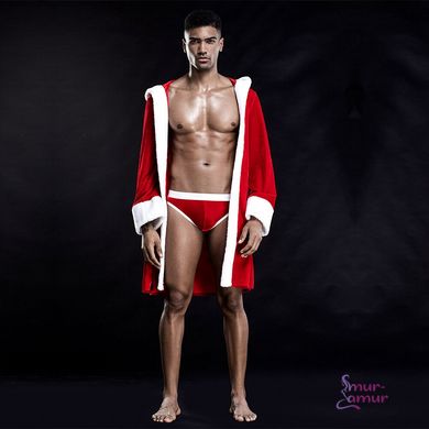 Мужской эротический костюм “Обольстительный Санта” S/M фото и описание