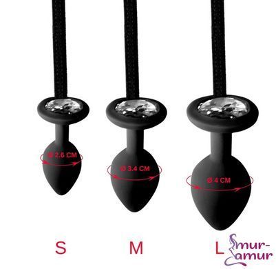 Чоловічі труси XS-2XL із силіконовою анальною пробкою Art of Sex - Joni plug panties size S Black фото і опис