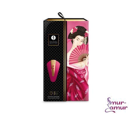Клиторальный вибратор Shunga Obi Raspberry