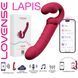 Безремневой смарт-страпон Lovense Lapis vibrating strapless strap-on, 3 мотора фото