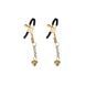 Зажимы для сосков с подвеской Liebe Seele Hollow Heart Nipple Clamps Gold фото