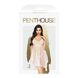Бэби-долл с ажурным браллетом и ассиметричным подолом Penthouse - Naughty Doll White S/M фото