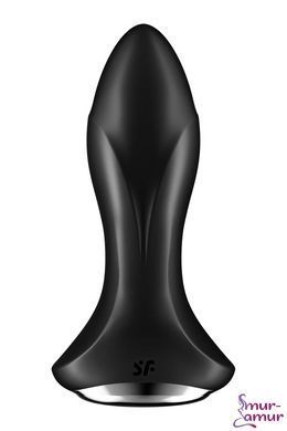 Анальна смарт-вібропробка із перлинним масажем Satisfyer Rotator Plug 1+ Black фото і опис